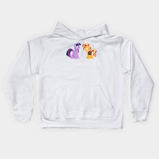 Pony Twilight and Sunset 2 Kids Hoodie